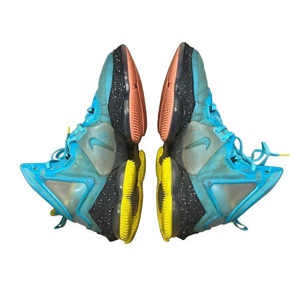 GUC Nike Lebron  XIX‎  Size 11.5 Polarized Blue/Crimson Bliss DC9338-400 - Picture 6 of 9